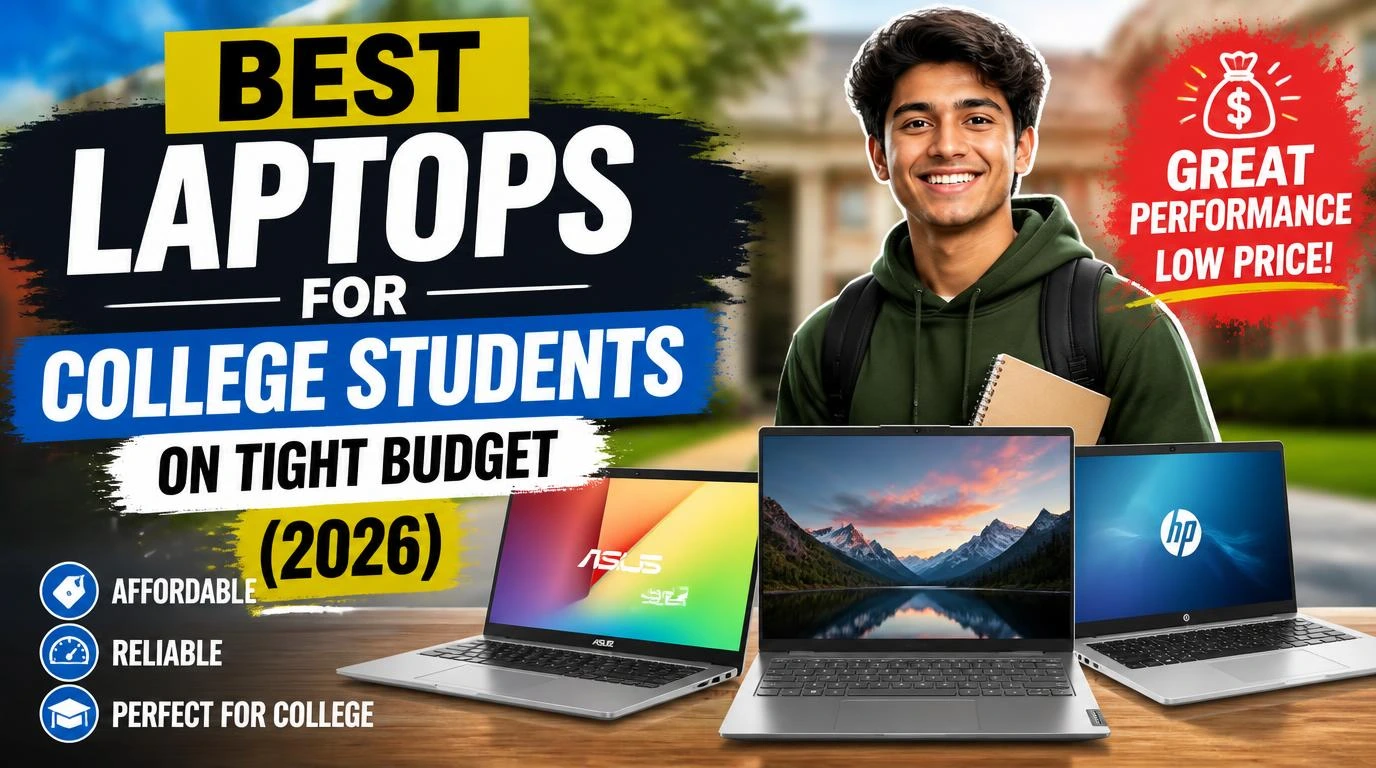 Best Laptops for College Students on Tight Budget (2026)