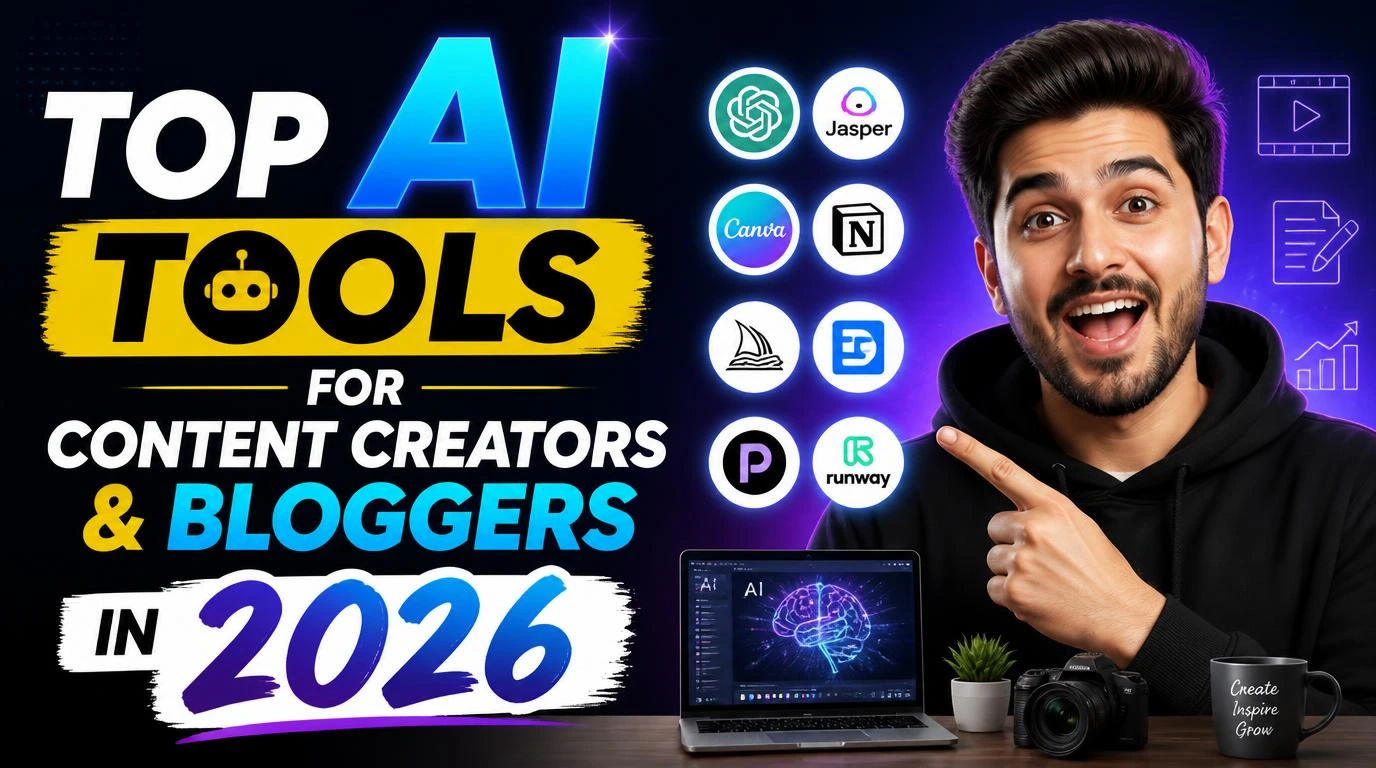 Top AI Tools for Content Creators and Bloggers in 2026